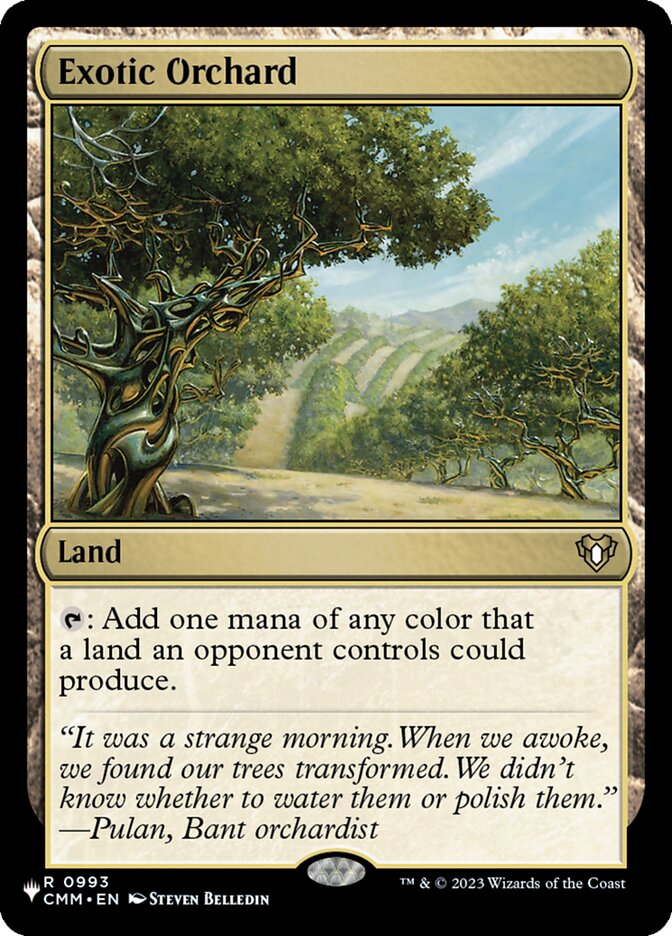 Magic the Gathering Card - Exotic Orchard - MTG Circle