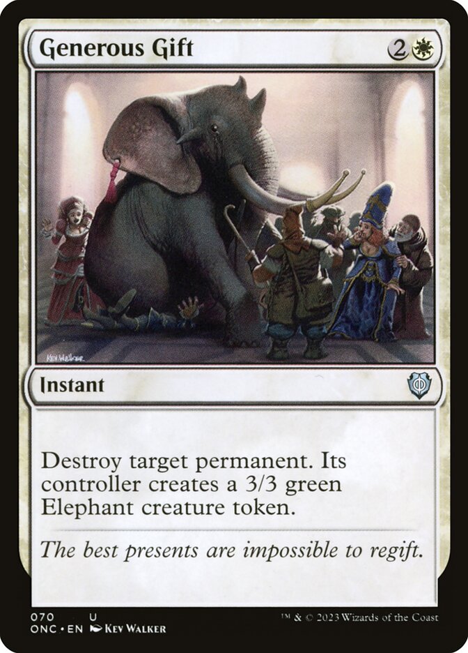 Magic the Gathering Card - Generous Gift - MTG Circle
