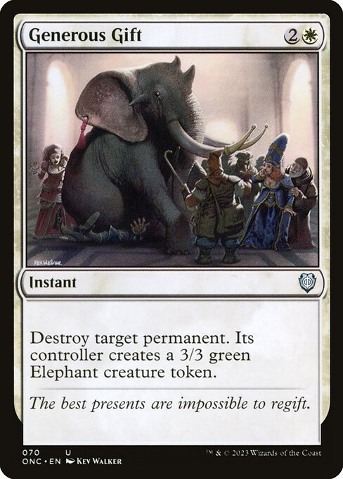 Magic the Gathering Card - Generous Gift - MTG Circle