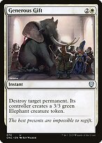 Magic the Gathering Card - Generous Gift - MTG Circle