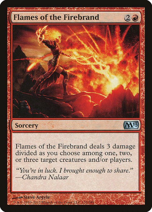 Magic the Gathering Card - Flames of the Firebrand - MTG Circle