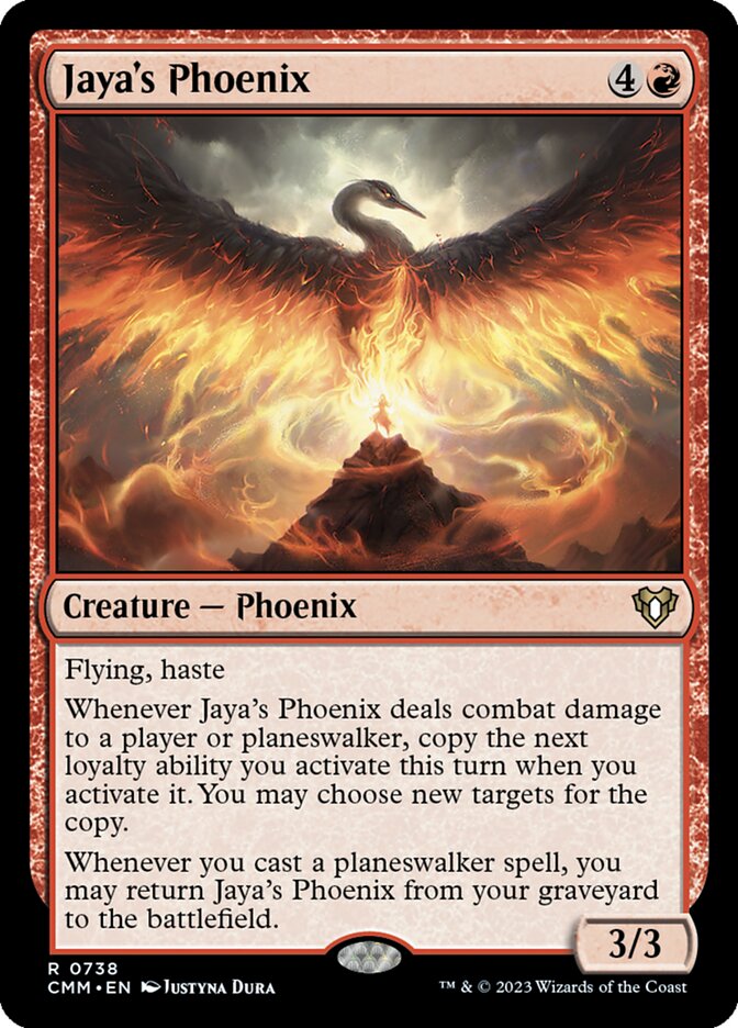 Magic the Gathering Card - Jaya's Phoenix - MTG Circle