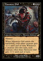 Magic the Gathering Card - Massacre Girl - MTG Circle