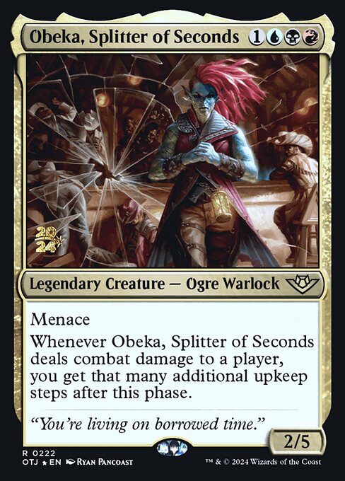 Magic the Gathering Card - Obeka, Splitter of Seconds - MTG Circle