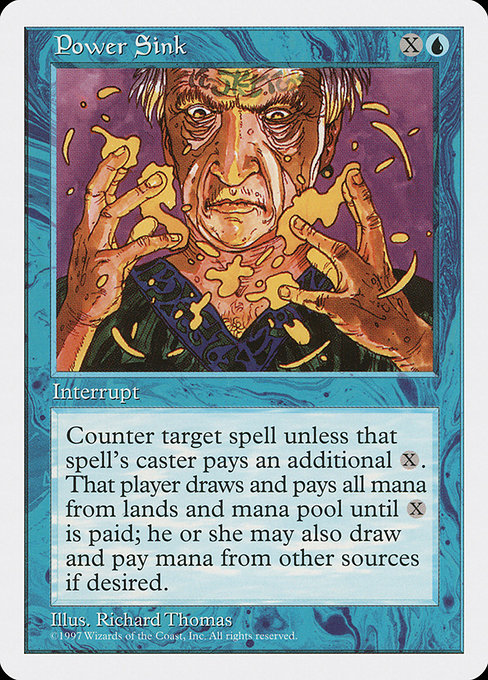 Magic the Gathering Card - Power Sink - MTG Circle