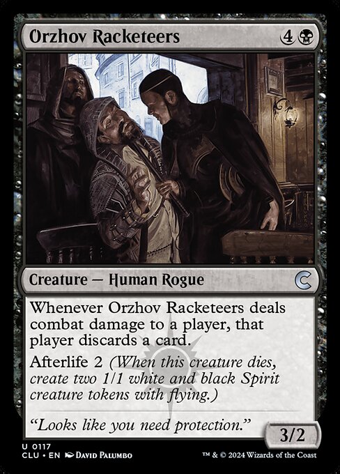 Magic the Gathering Card - Orzhov Racketeers - MTG Circle