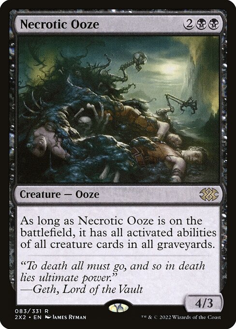 Magic the Gathering Card - Necrotic Ooze - MTG Circle
