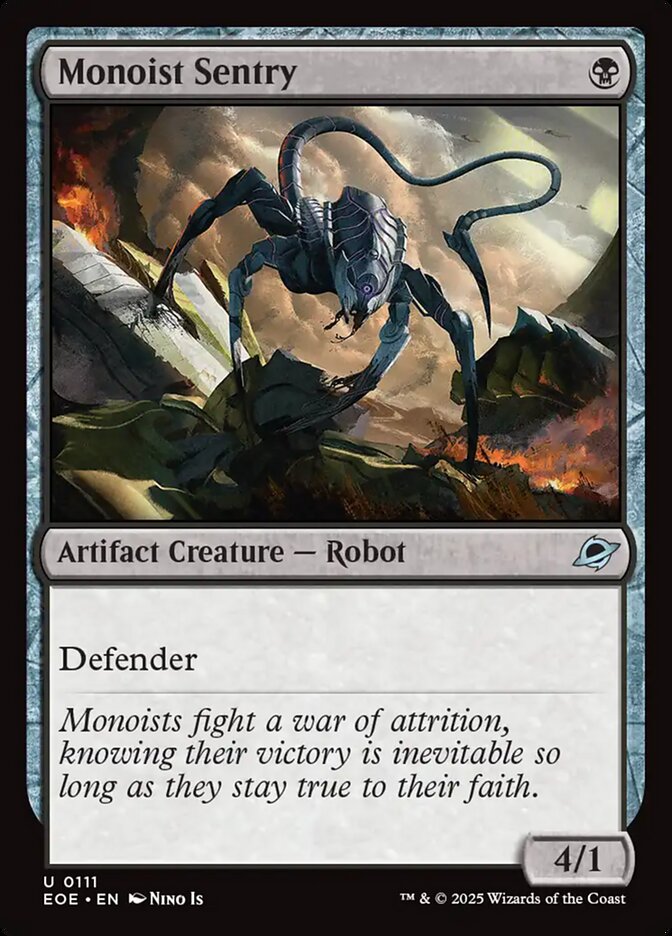 Magic the Gathering Card - Monoist Sentry - MTG Circle