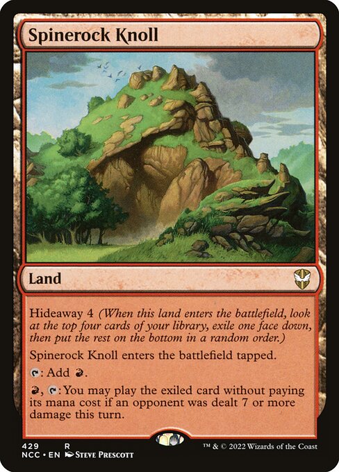 Magic the Gathering Card - Spinerock Knoll - MTG Circle