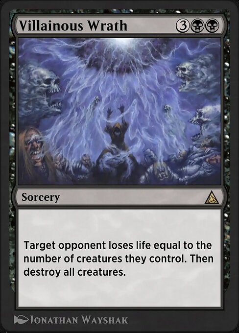 Magic the Gathering Card - Villainous Wrath - MTG Circle