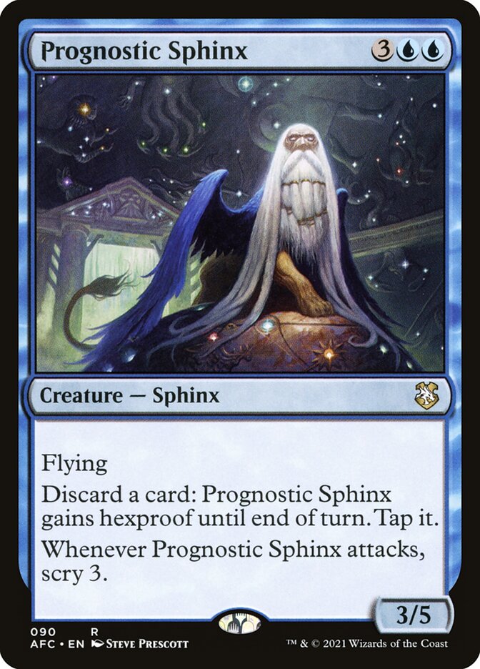 Magic the Gathering Card - Prognostic Sphinx - MTG Circle