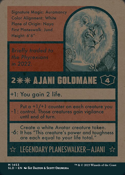 Magic the Gathering Card - Ajani Goldmane - MTG Circle