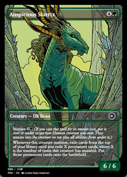 Magic the Gathering Card - Auspicious Starrix - MTG Circle