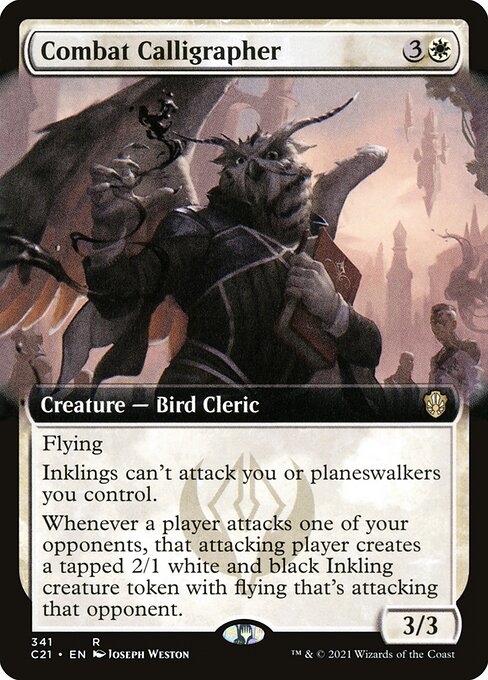 Magic the Gathering Card - Combat Calligrapher - MTG Circle