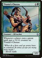 Magic the Gathering Card - Titania's Chosen - MTG Circle