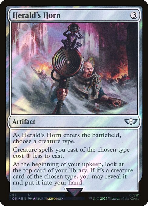 Magic the Gathering Card - Herald's Horn - MTG Circle