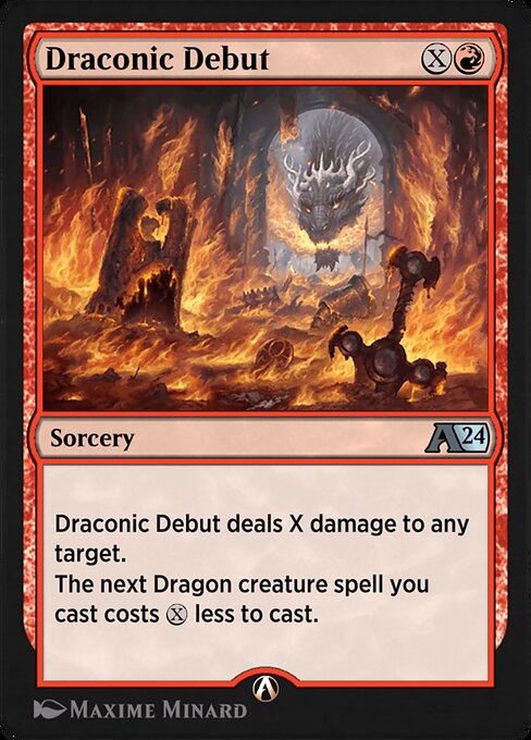 Magic the Gathering Card - Draconic Debut - MTG Circle