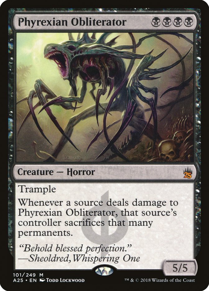 Magic the Gathering Card - Phyrexian Obliterator - MTG Circle