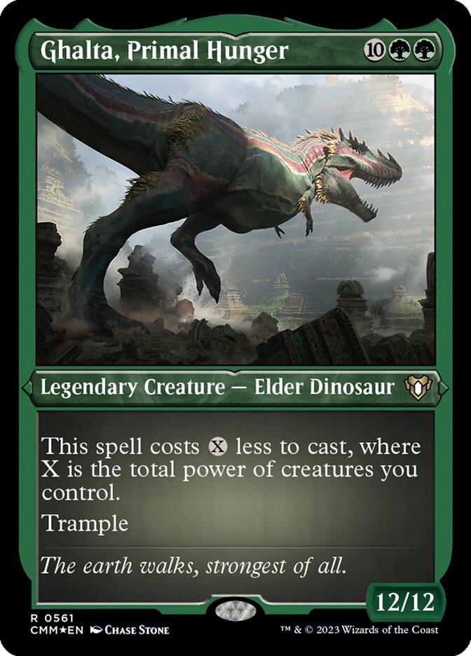 Magic the Gathering Card - Ghalta, Primal Hunger - MTG Circle