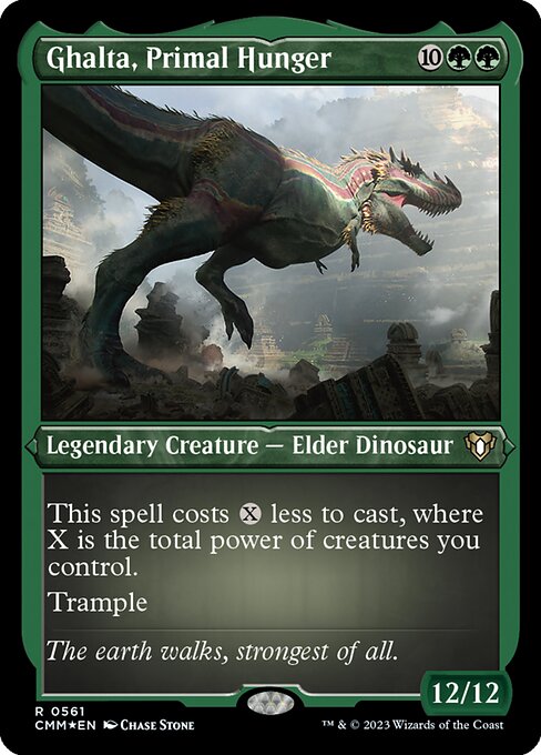 Magic the Gathering Card - Ghalta, Primal Hunger - MTG Circle