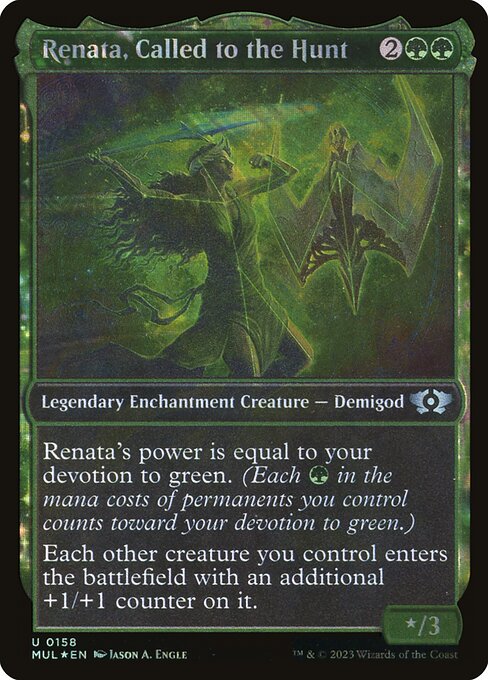 Magic the Gathering Card - Renata, Called to the Hunt - MTG Circle