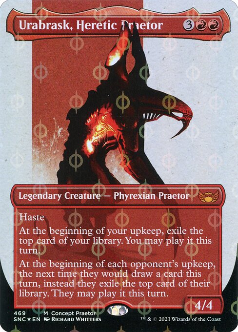 Magic the Gathering Card - Urabrask, Heretic Praetor - MTG Circle