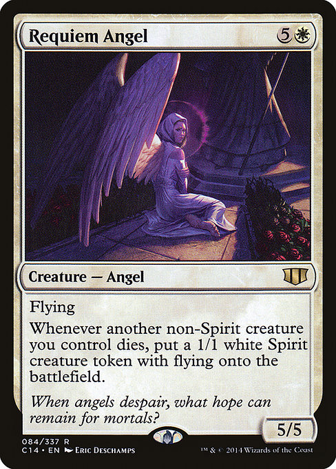 Magic the Gathering Card - Requiem Angel - MTG Circle