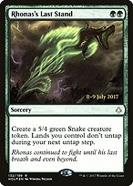 Magic the Gathering Card - Rhonas's Last Stand - MTG Circle