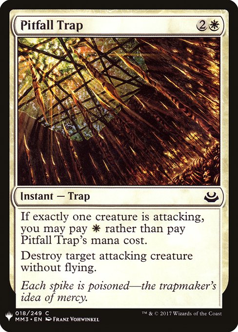 Magic the Gathering Card - Pitfall Trap - MTG Circle