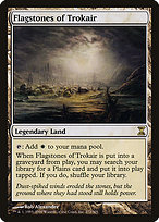 Magic the Gathering Card - Flagstones of Trokair - MTG Circle