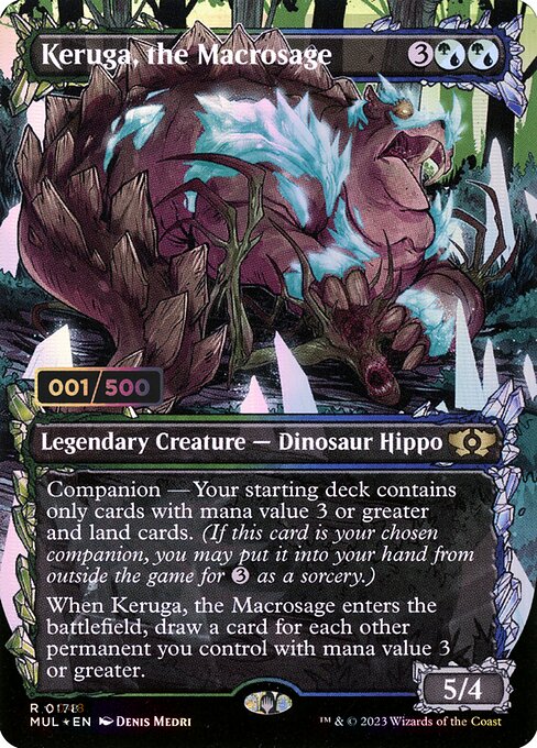 Magic the Gathering Card - Keruga, the Macrosage - MTG Circle