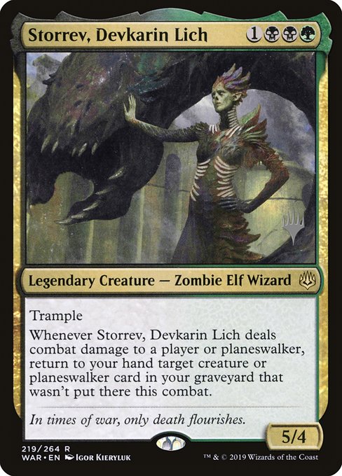 Magic the Gathering Card - Storrev, Devkarin Lich - MTG Circle