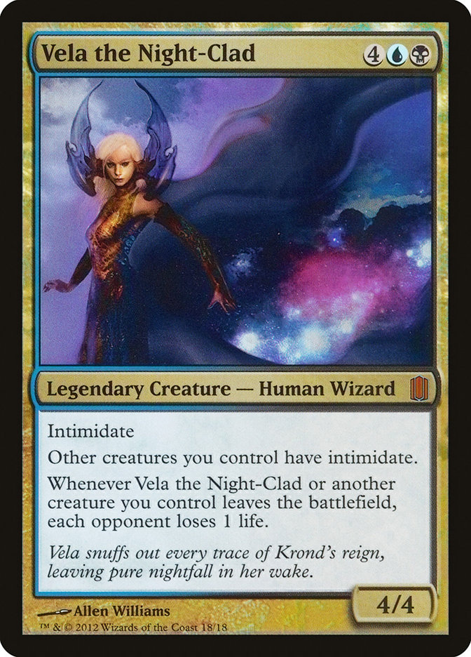 Magic the Gathering Card - Vela the Night-Clad - MTG Circle