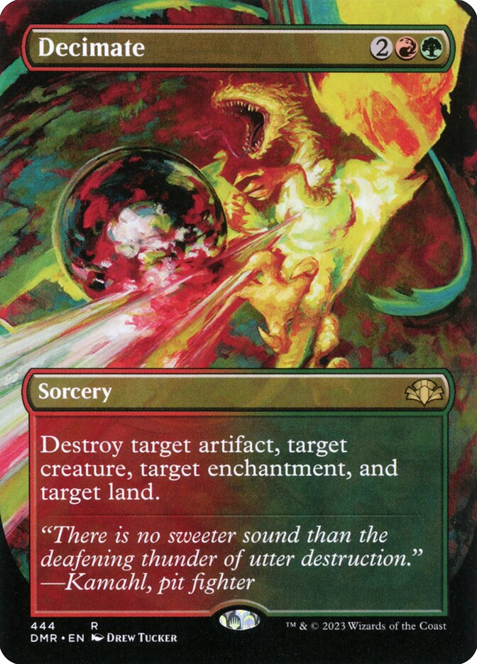 Magic the Gathering Card - Decimate - MTG Circle
