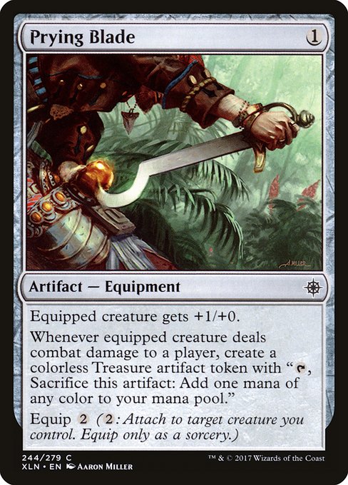 Magic the Gathering Card - Prying Blade - MTG Circle