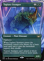 Magic the Gathering Card - Topiary Stomper - MTG Circle