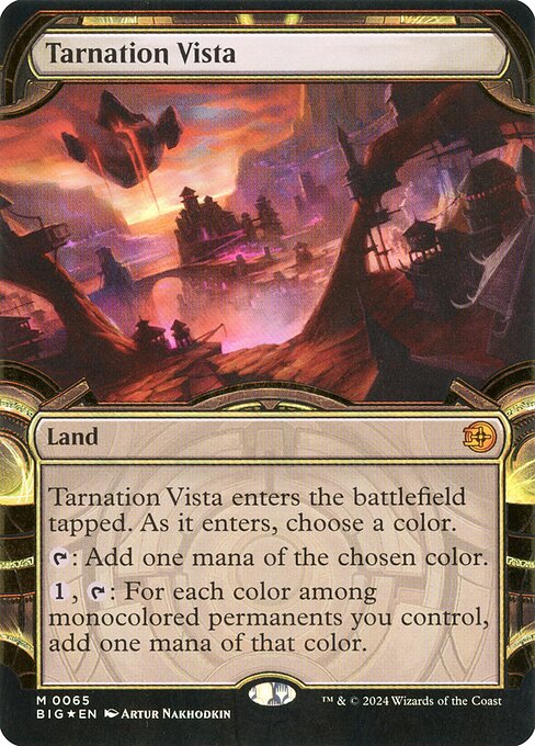Magic the Gathering Card - Tarnation Vista - MTG Circle