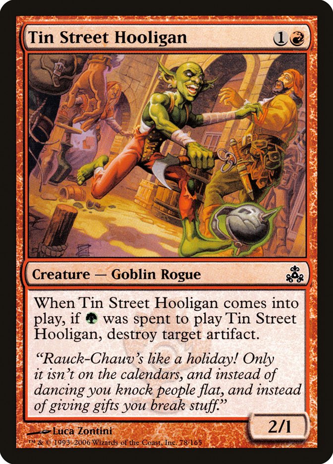Magic the Gathering Card - Tin Street Hooligan - MTG Circle