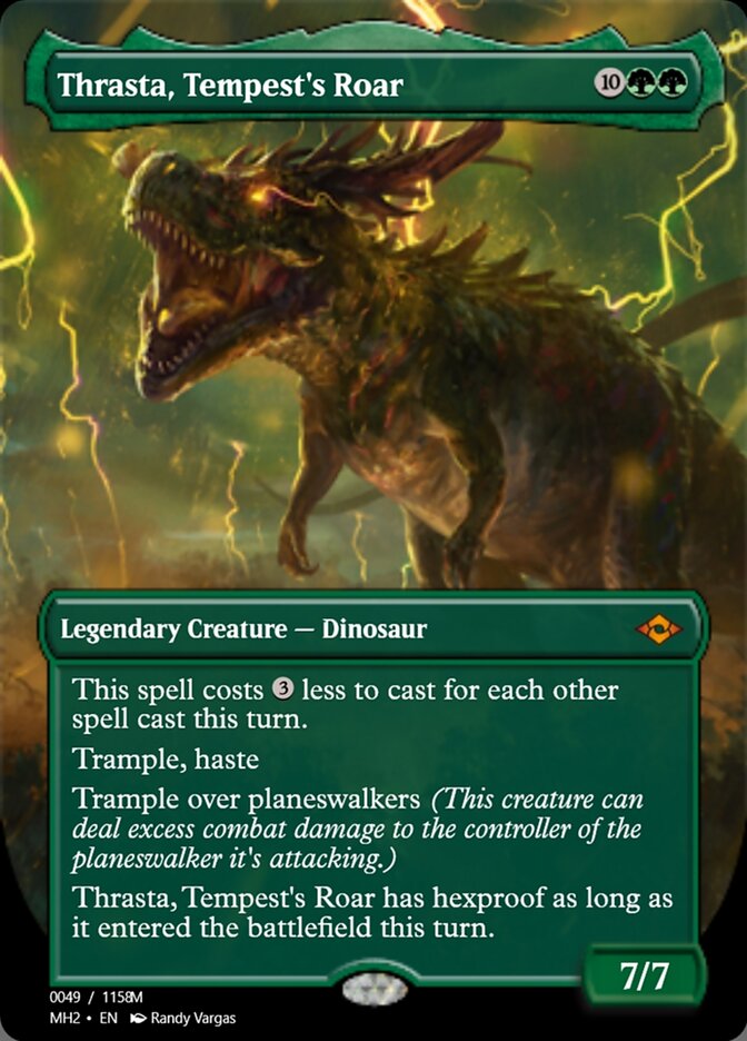 Magic the Gathering Card - Thrasta, Tempest's Roar - MTG Circle