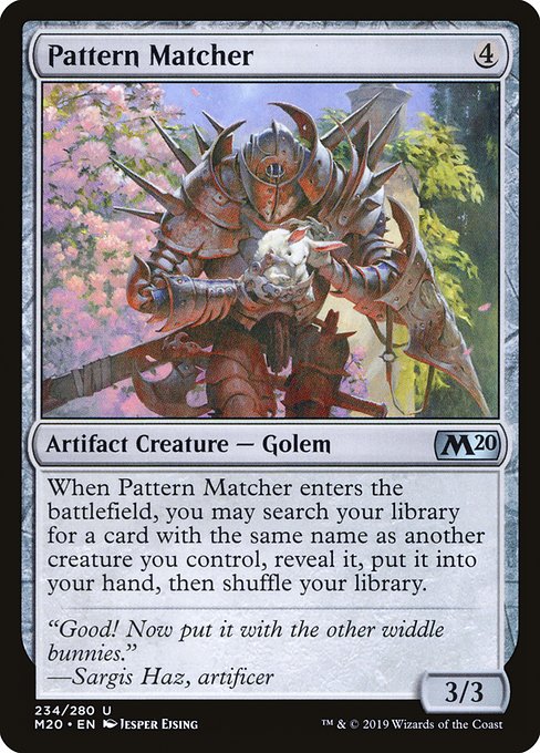 Magic the Gathering Card - Pattern Matcher - MTG Circle