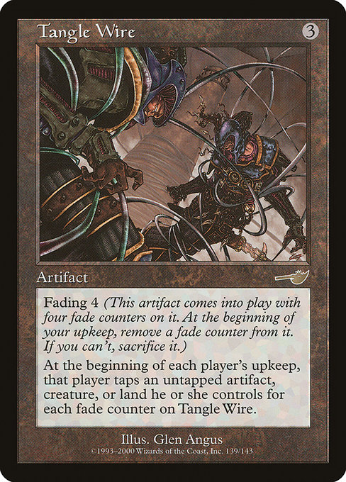 Magic the Gathering Card - Tangle Wire - MTG Circle