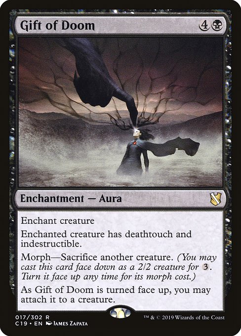 Magic the Gathering Card - Gift of Doom - MTG Circle