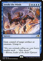 Magic the Gathering Card - Invoke the Winds - MTG Circle