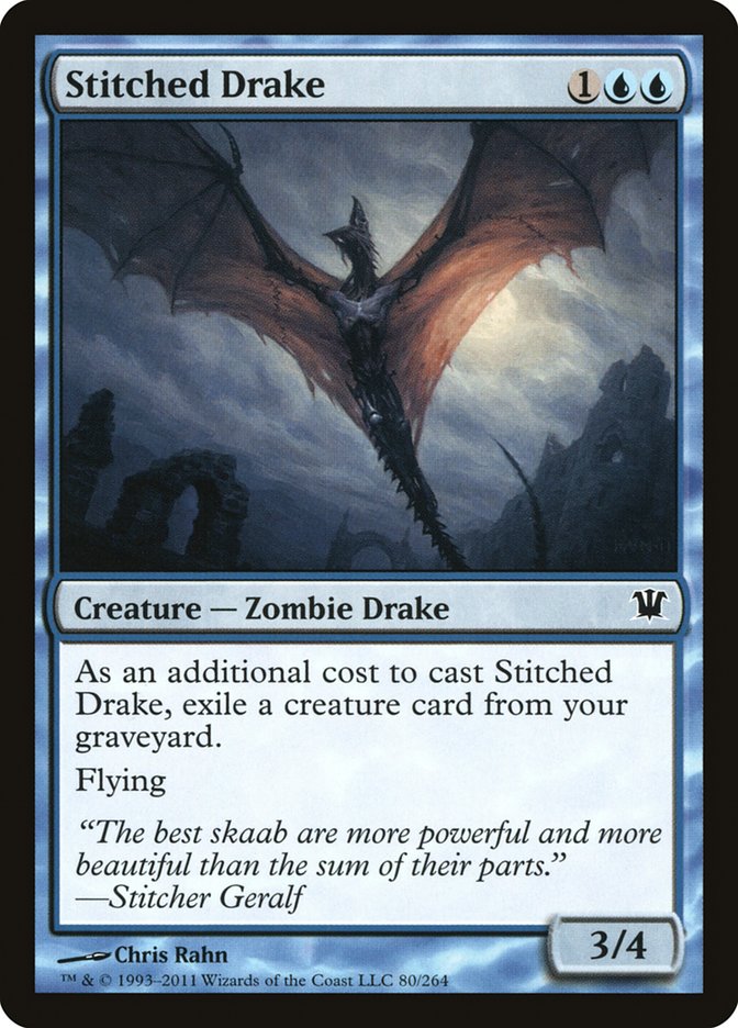 Magic the Gathering Card - Stitched Drake - MTG Circle