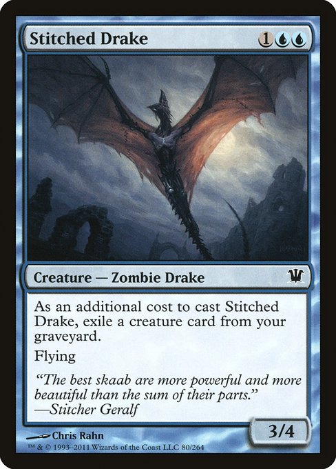 Magic the Gathering Card - Stitched Drake - MTG Circle