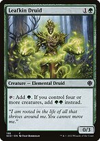 Magic the Gathering Card - Leafkin Druid - MTG Circle