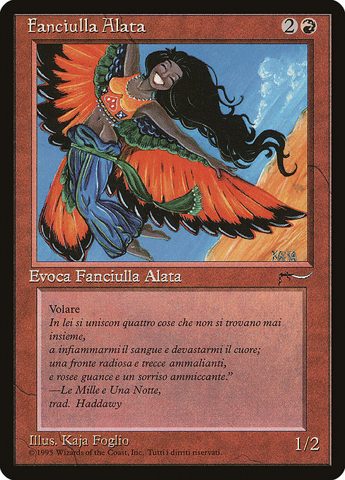 Magic the Gathering Card - Bird Maiden - MTG Circle