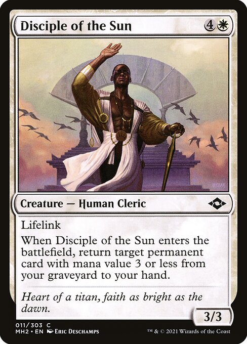 Magic the Gathering Card - Disciple of the Sun - MTG Circle