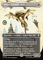 Magic the Gathering Card - Momo, Friendly Flier - MTG Circle