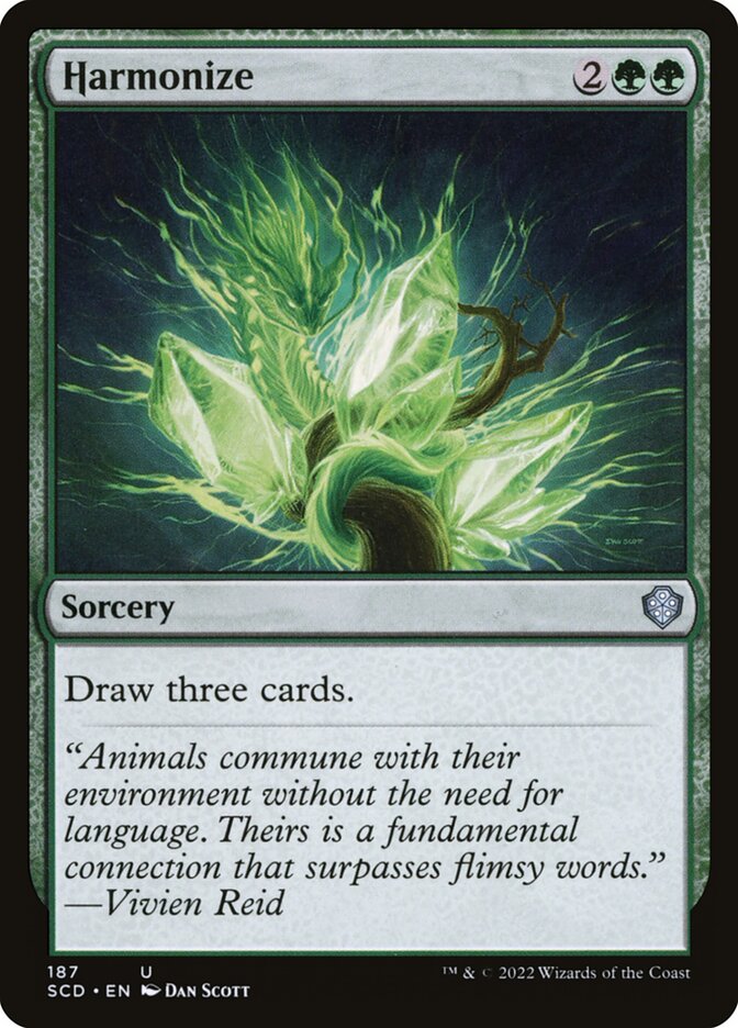 Magic the Gathering Card - Harmonize - MTG Circle